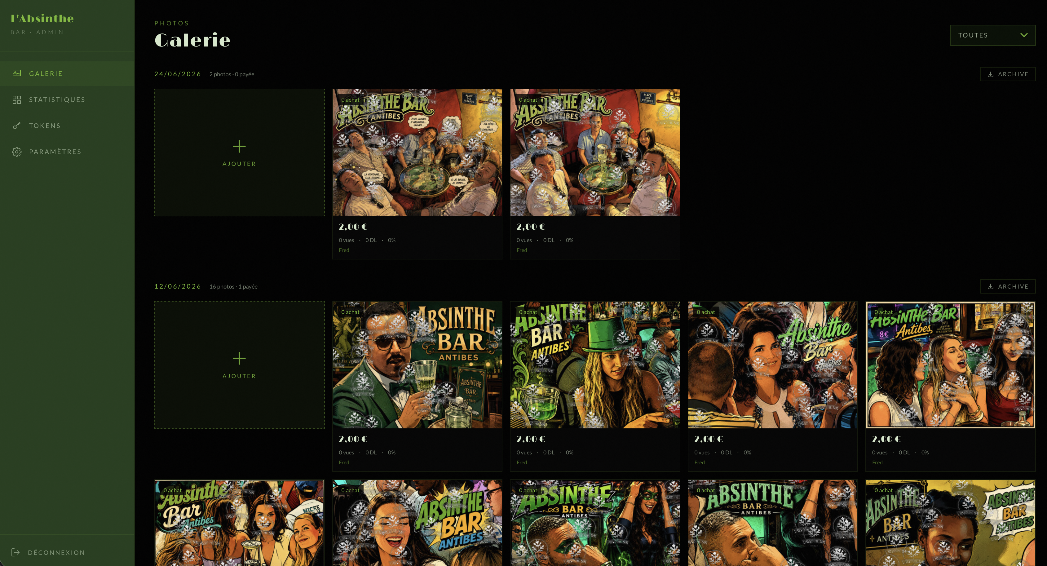 La Gallerie de l'Absinthe Bar Antibes screenshot 1