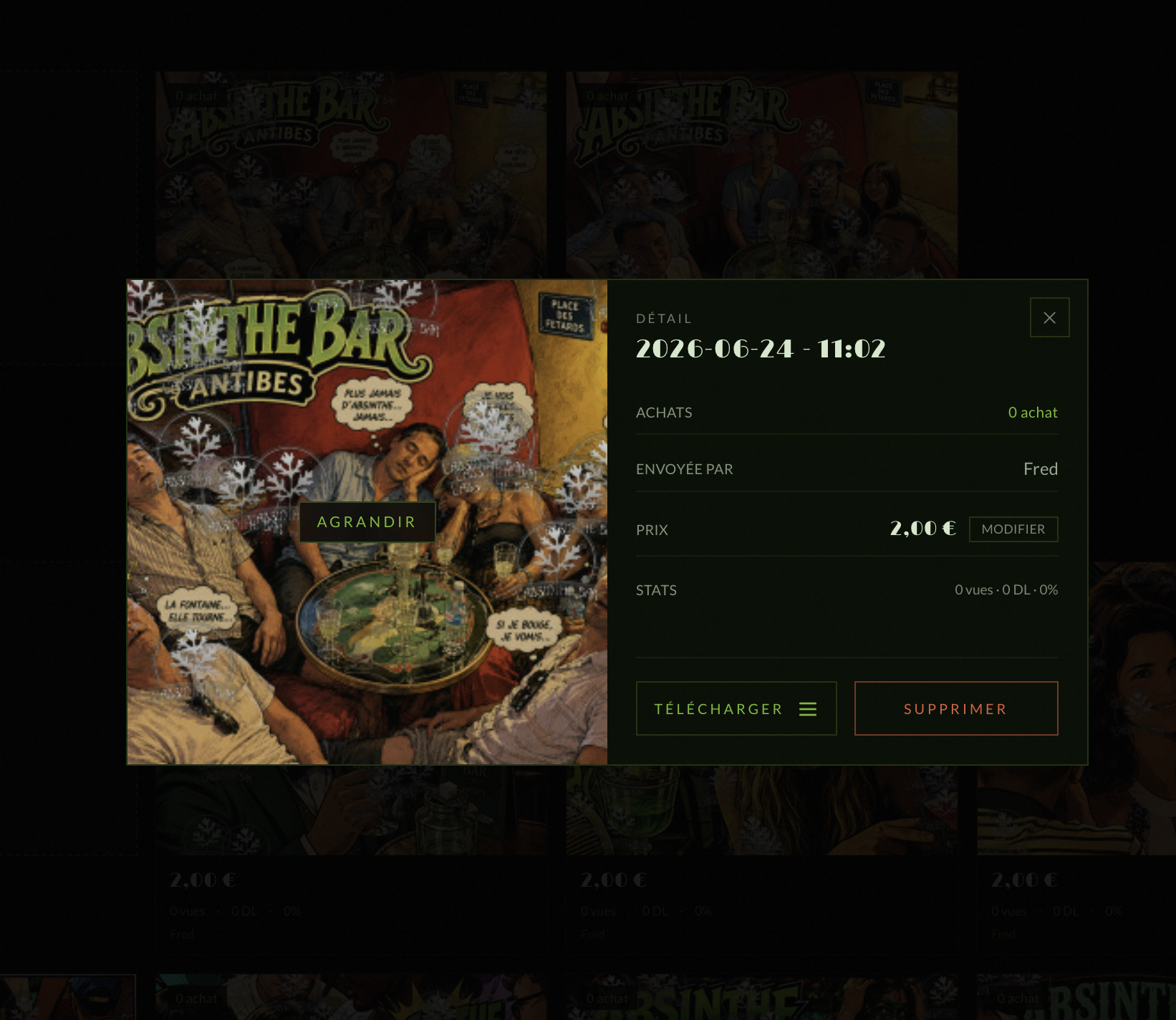 La Gallerie de l'Absinthe Bar Antibes screenshot 5